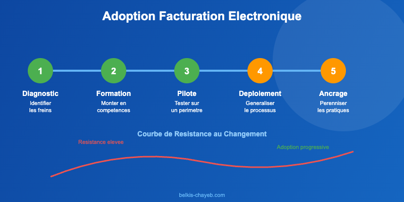 adoption facturation electronique etapes diagnostic formation deploiement